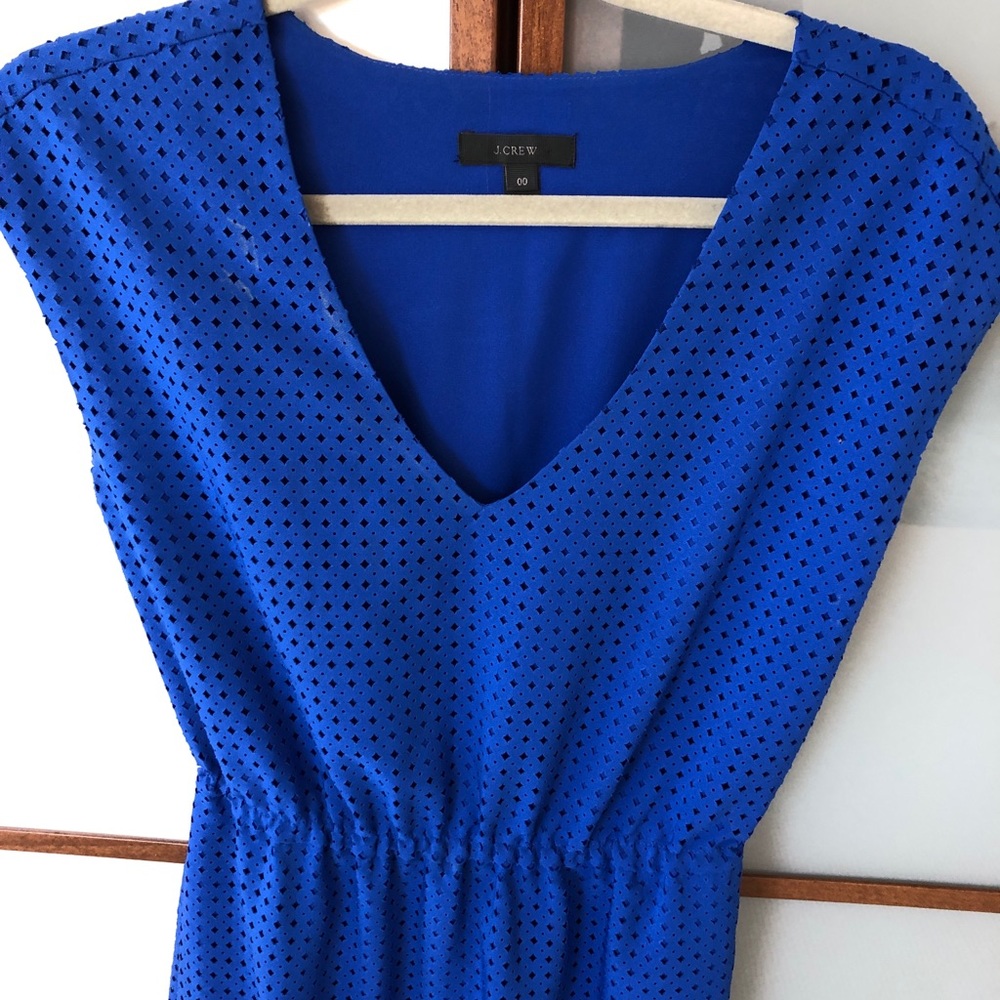 J crew blue dress
